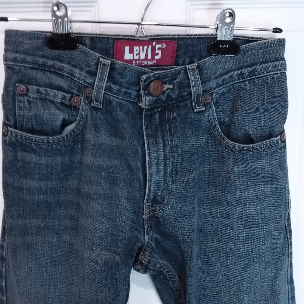 Men's Levis 511 Skinny Jeans 27W 27L preowned